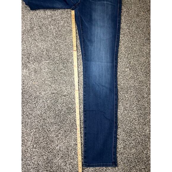 NWT Fidelity Charlie Mid Rise Skinny Jeans W 31 Blue Stretch Denim Made in USA - Picture 8 of 14